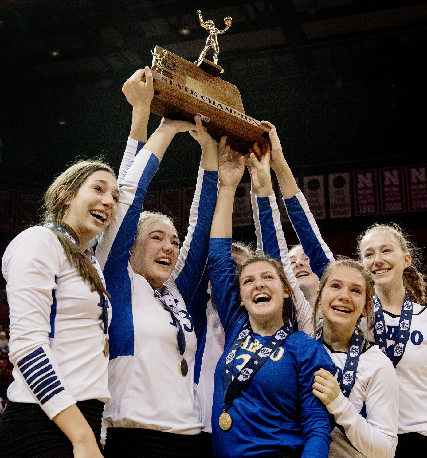 C-1 volleyball, Lincoln Lutheran vs. Wahoo, 11/10/18